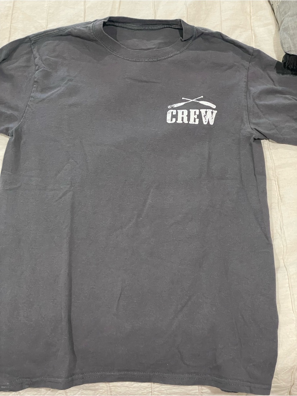 Trader Joes Crew Graphic Short-Sleeve T-Shirt - Charcoal Gray